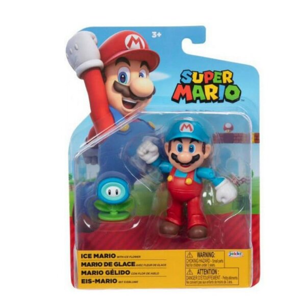 World of Nintendo 4-Inch Action Figure - Ice Mario - Picture 1 of 2